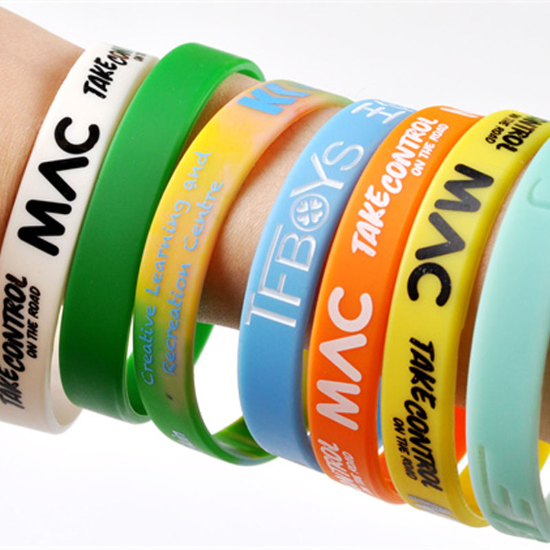 printed silicone wristbands